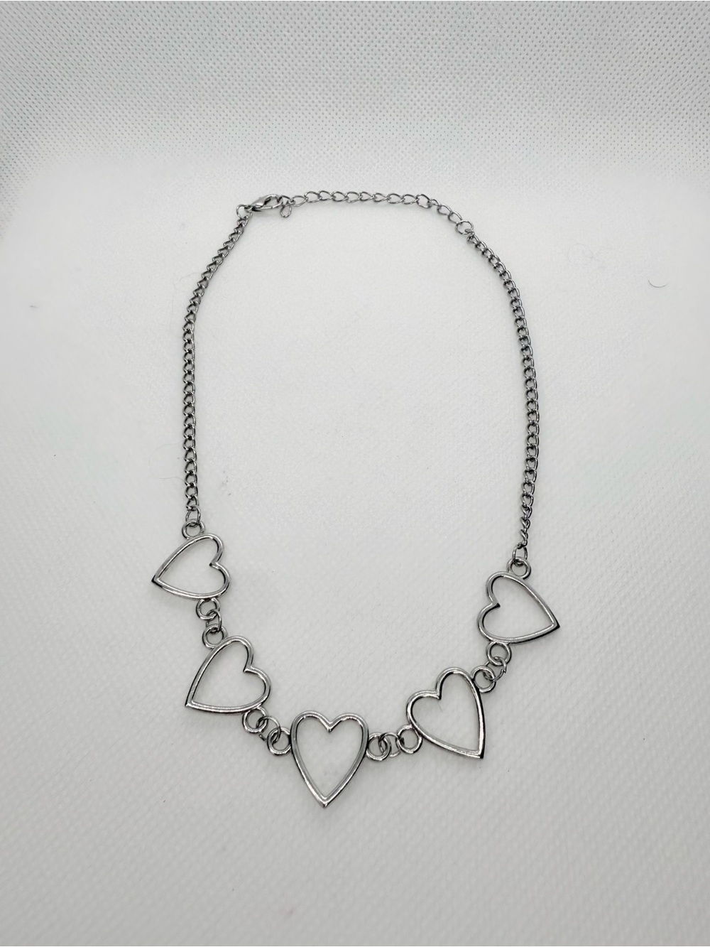 Silver lining Heart Link Necklace - Women's Jewelry